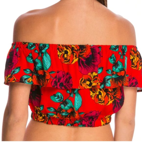 MINKPINK Tropical Dream Crop Top MEDIUM - Picture 10 of 10